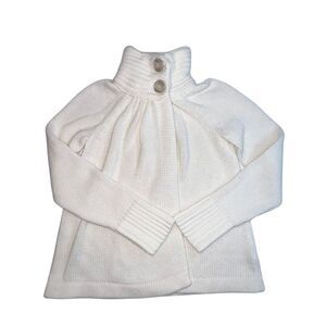 Old Navy Sweater Womens Medium Wrap Ponch Long Sleeve Cottagecore High Neck Cape